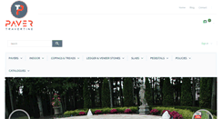 Desktop Screenshot of pavertravertine.com