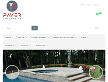 Tablet Screenshot of pavertravertine.com